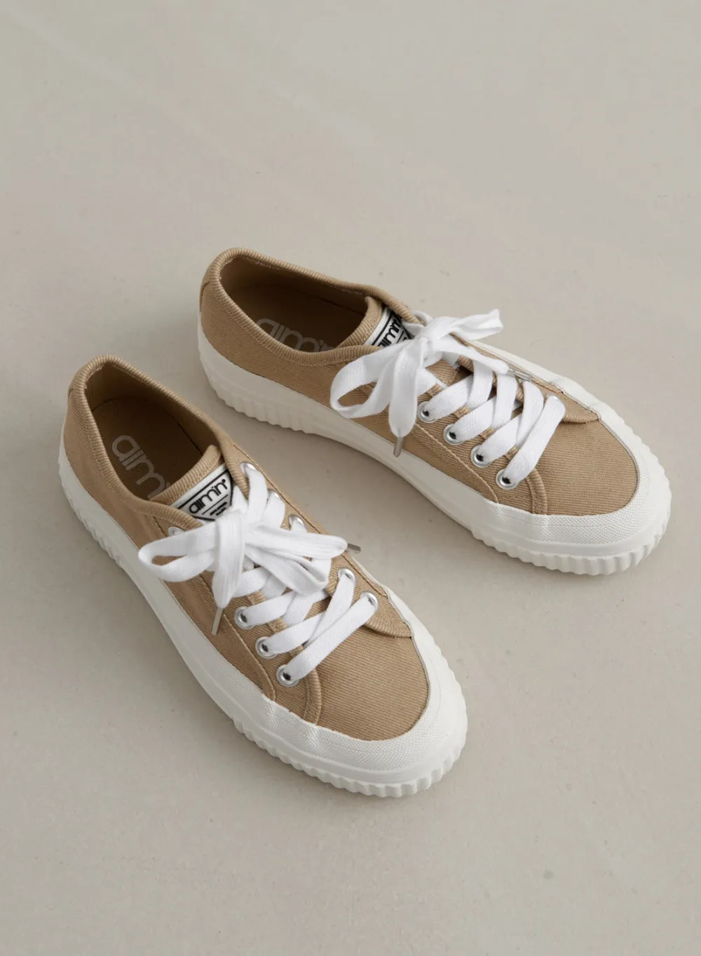 Sneakers^AIM’N Cotton Canvas Sneakers Beige