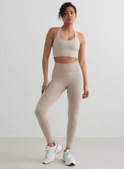 Ribbed Sports Bras|High Support^AIM’N High Support Ribbed Bra Beige
