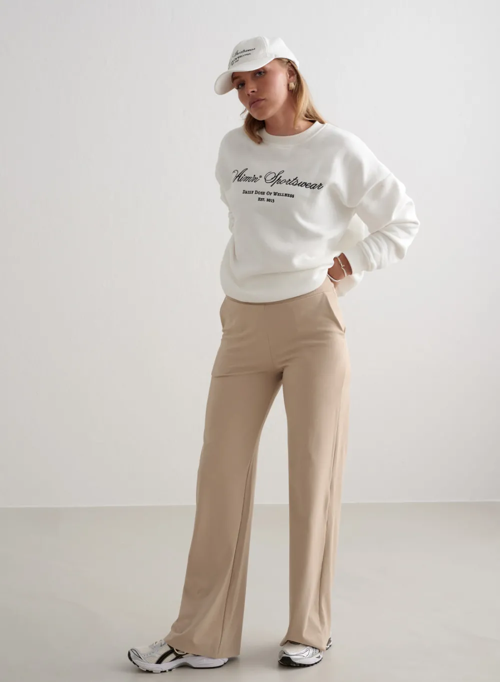 Sense Tights|Workout Pants^AIM’N Sense Wide Pants Beige