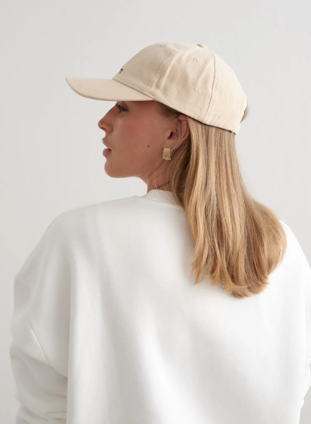 Caps^AIM’N Small Logo Cap Beige