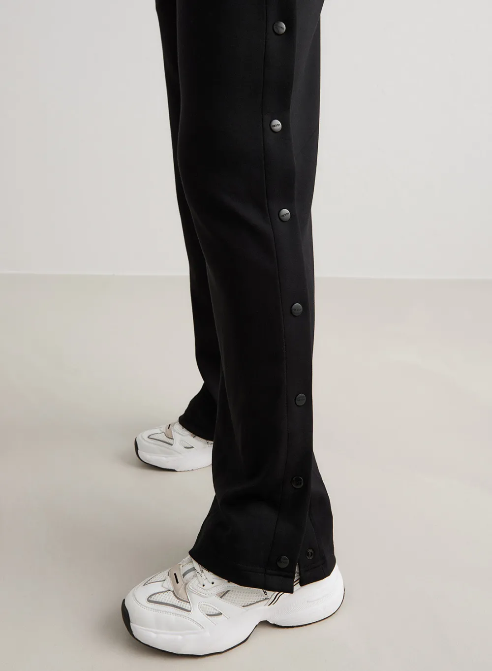 Myke Bukser|Sweatpants^AIM’N Comfy Buttoned Pants Black