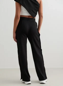 Myke Bukser|Sweatpants^AIM’N Comfy Buttoned Pants Black