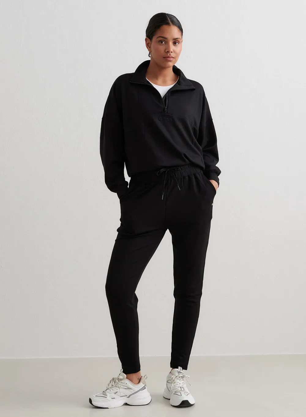 Sweatshirts|Gensere^AIM’N Comfy Half Zip Black