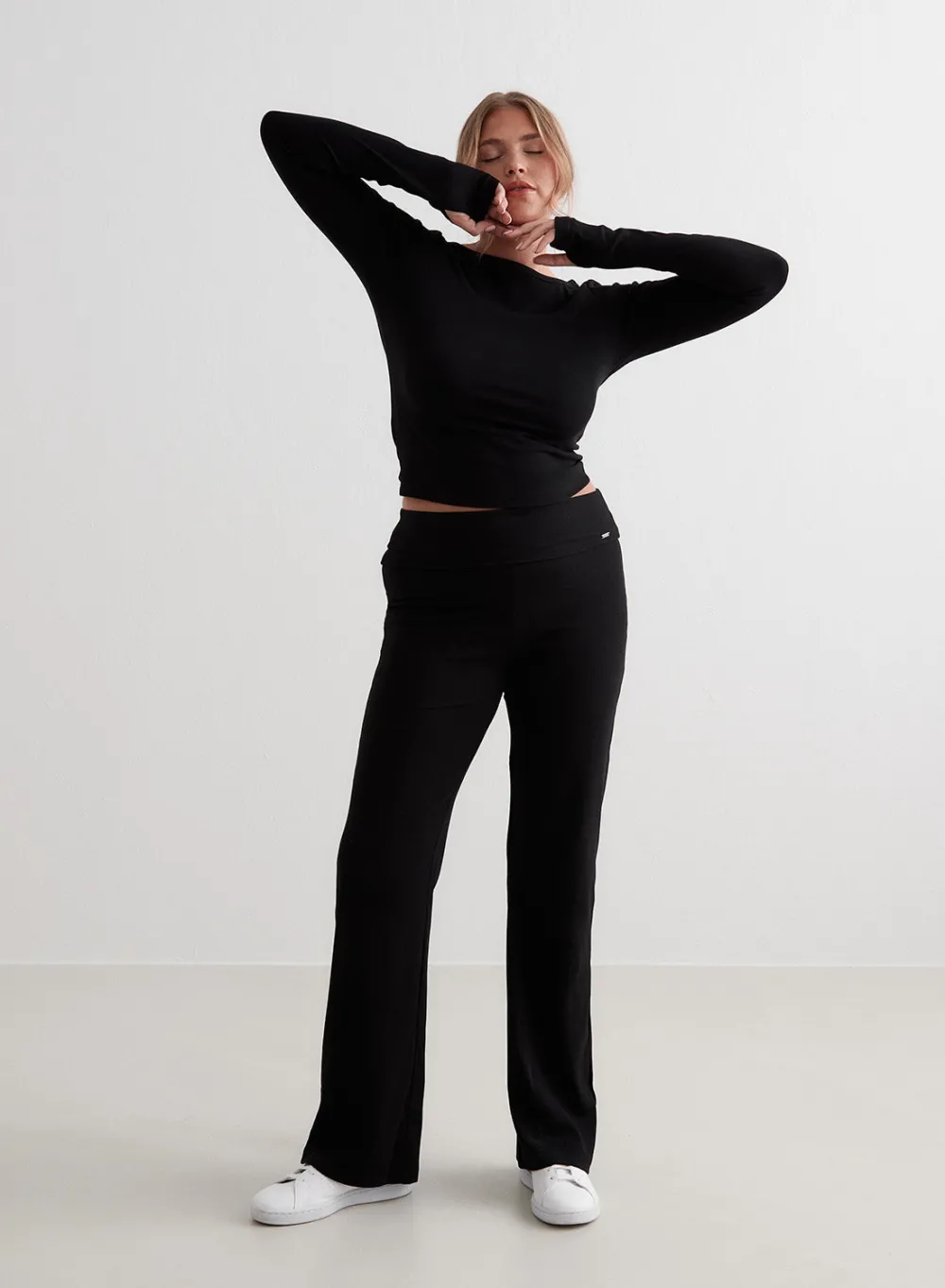 Myke Bukser|Sweatpants^AIM’N Ease Ribbed Pants Black