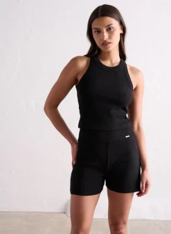 Sweatshorts|Myke Shorts^AIM’N Ease Ribbed Shorts Black