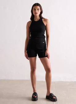 Sweatshorts|Myke Shorts^AIM’N Ease Ribbed Shorts Black