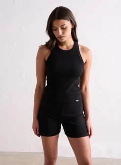 Sweatshorts|Myke Shorts^AIM’N Ease Ribbed Shorts Black