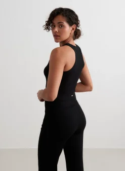 Tank Tops Og Trenings Tank Tops|Cropped Tank Tops^AIM’N Ease Ribbed Tank Top Black