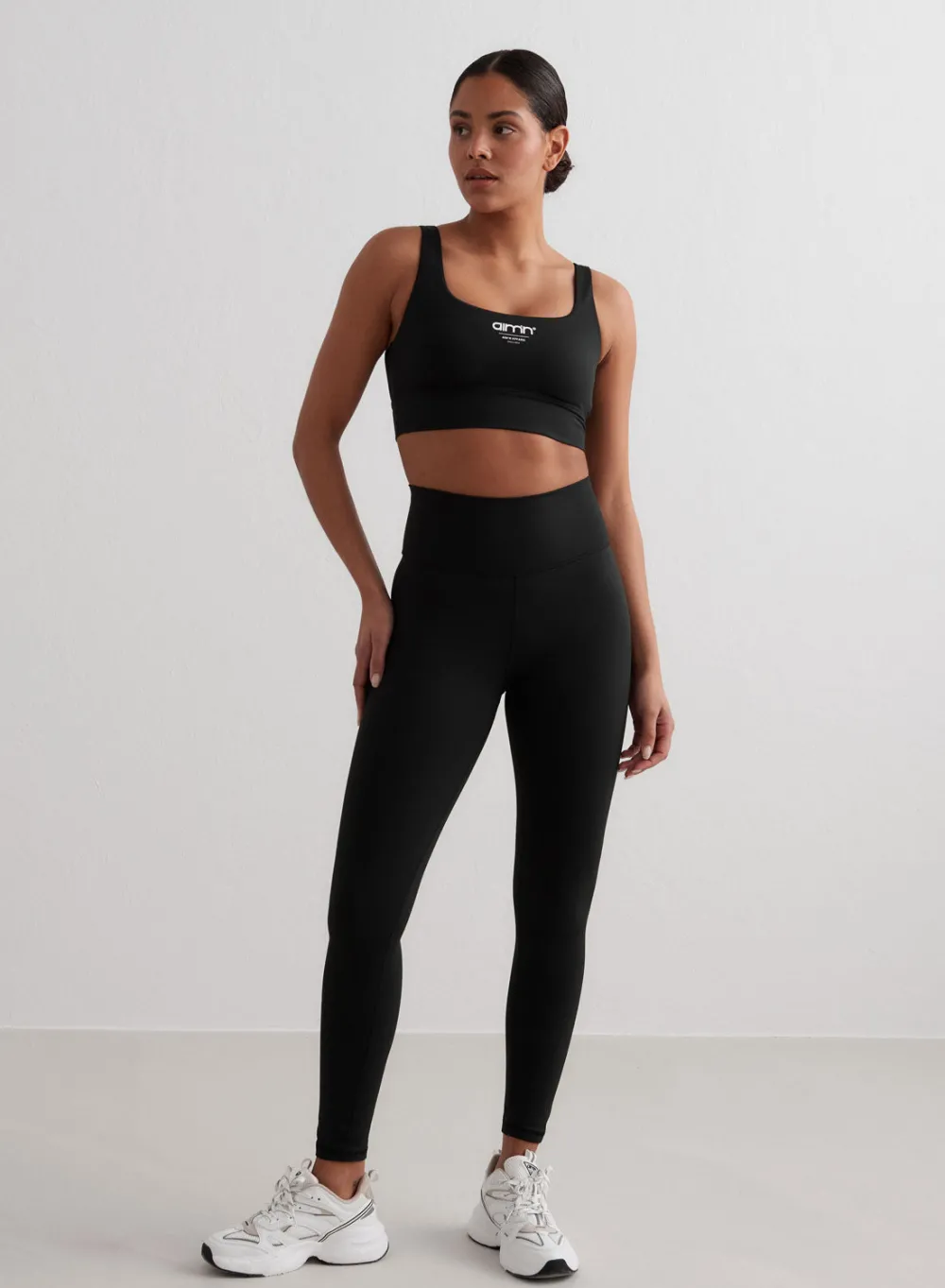 Core Material Sports Bras^AIM’N Edge Core Bra Black