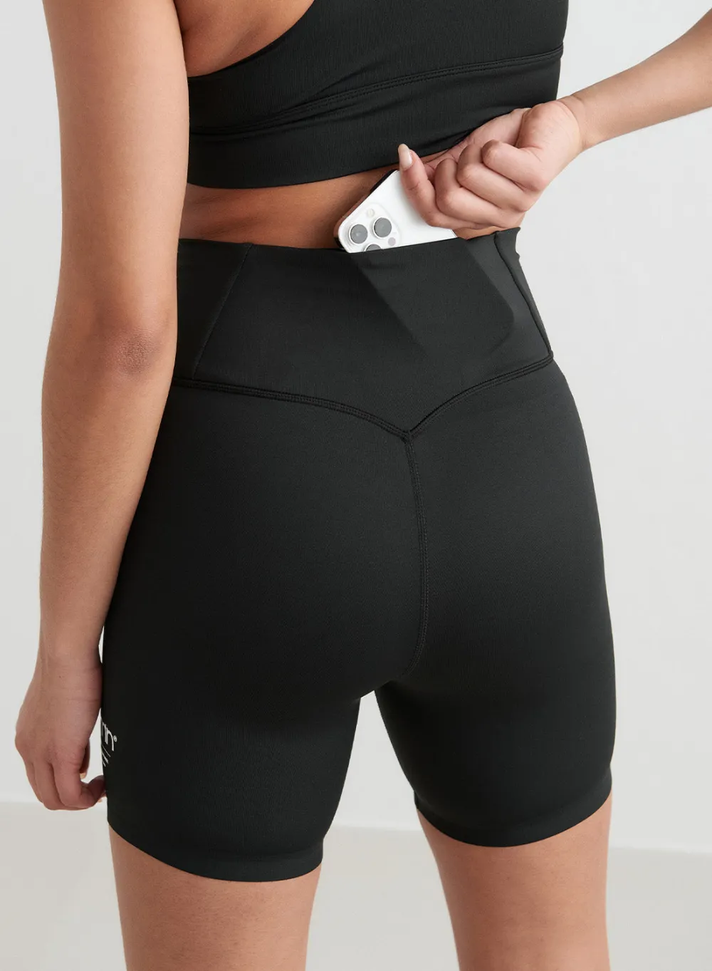 Core Material Biker Shorts|All Biker Shorts^AIM’N Black Edge Core Midi Shorts