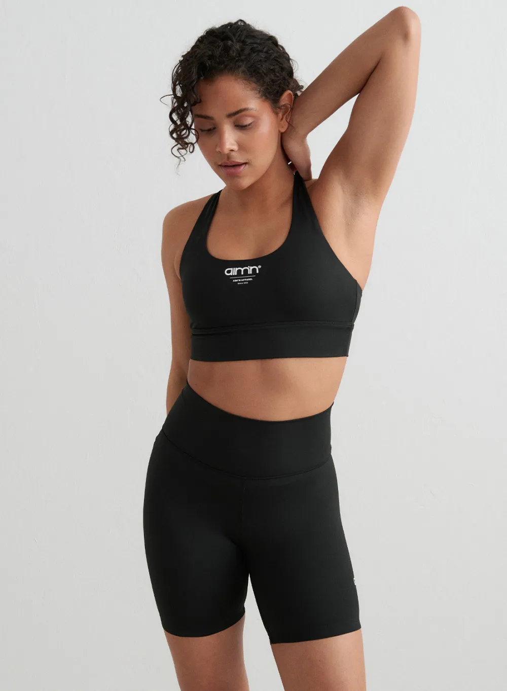 Core Material Biker Shorts|All Biker Shorts^AIM’N Black Edge Core Midi Shorts