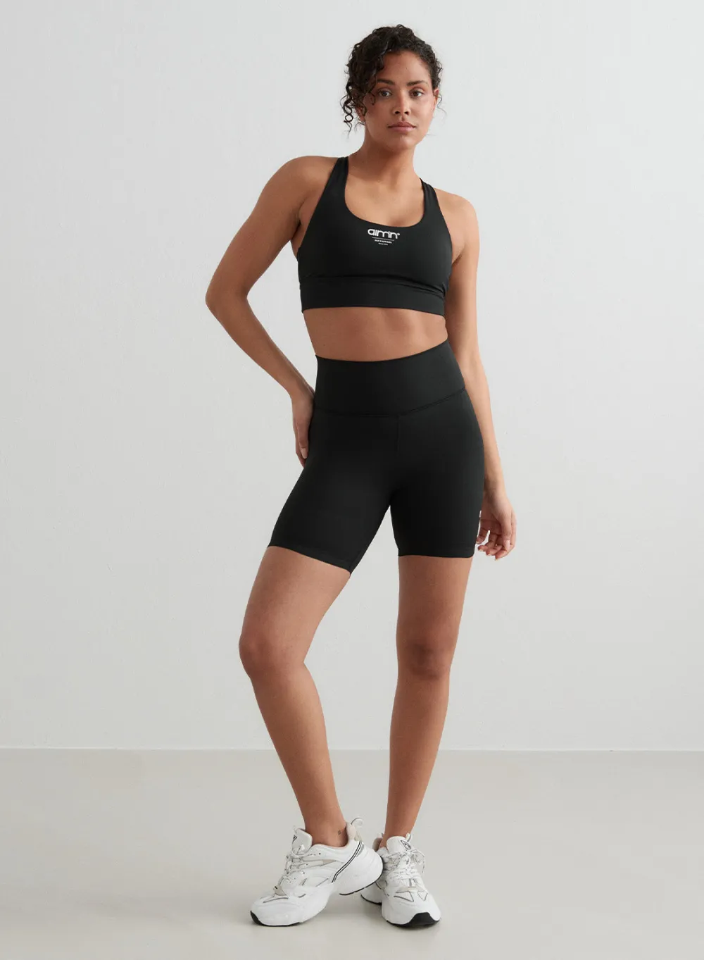 Core Material Sports Bras^AIM’N Edge Core Racerback Bra Black