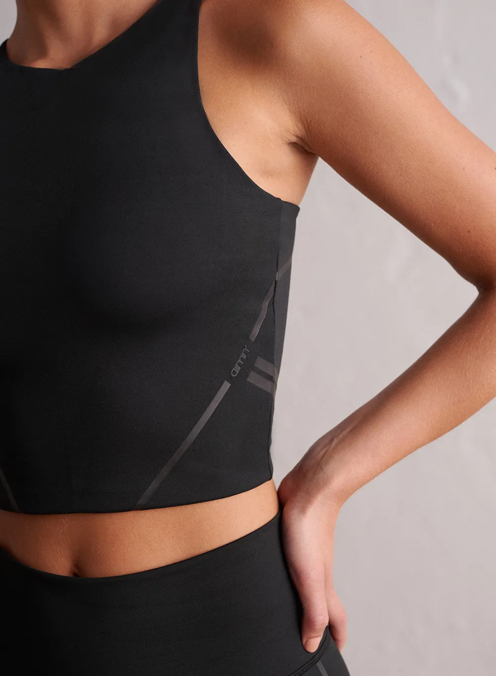 Core Material Sports Bras|Tank Tops Og Trenings Tank Tops^AIM’N Black Elevate Core Bralette