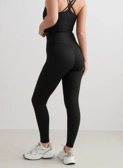 Treningstights|Tights i Kjernemateriale^AIM’N Core Tights Black monochrome
