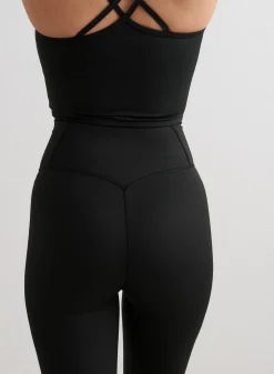 Treningstights|Tights i Kjernemateriale^AIM’N Core Tights Black monochrome