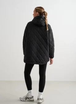 Anorakker|Høstjakker^AIM’N Oversized Quilted Anorak Black
