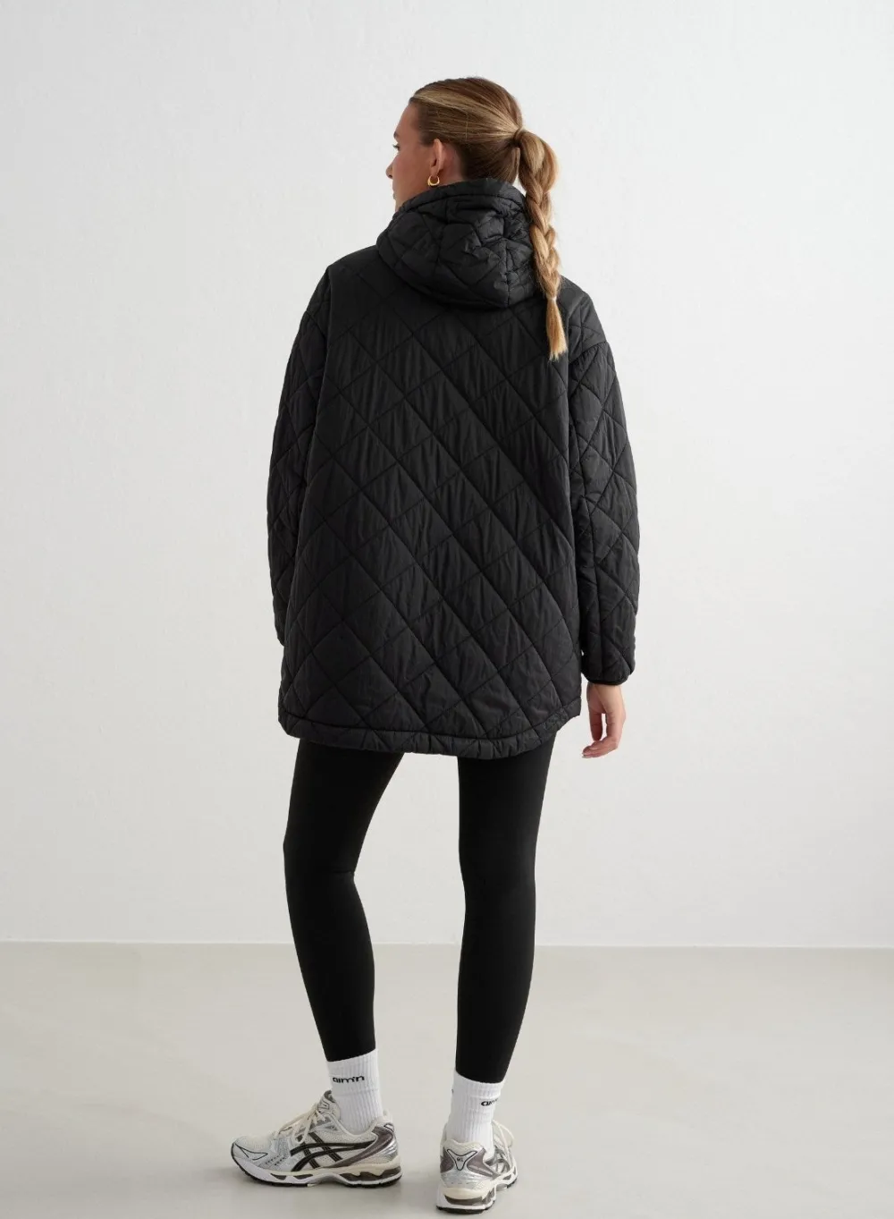 Anorakker|Høstjakker^AIM’N Oversized Quilted Anorak Black