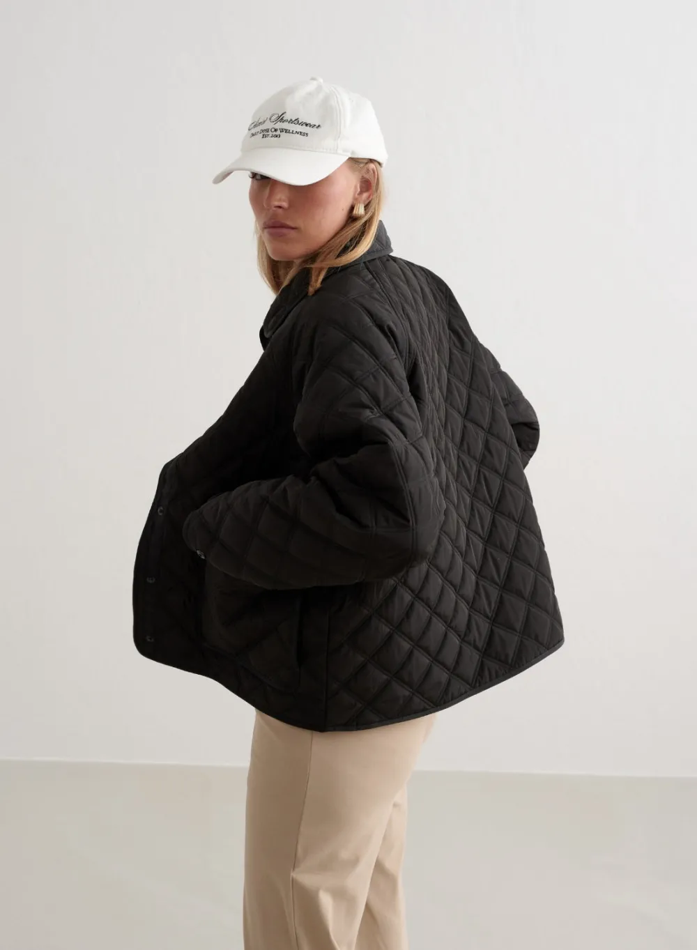 Høstjakker|Jakker Til Hverdags^AIM’N Quilted Femme Jacket Black