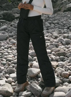 Outdoor Pants|Workout Pants^AIM’N Black Quilted Pants