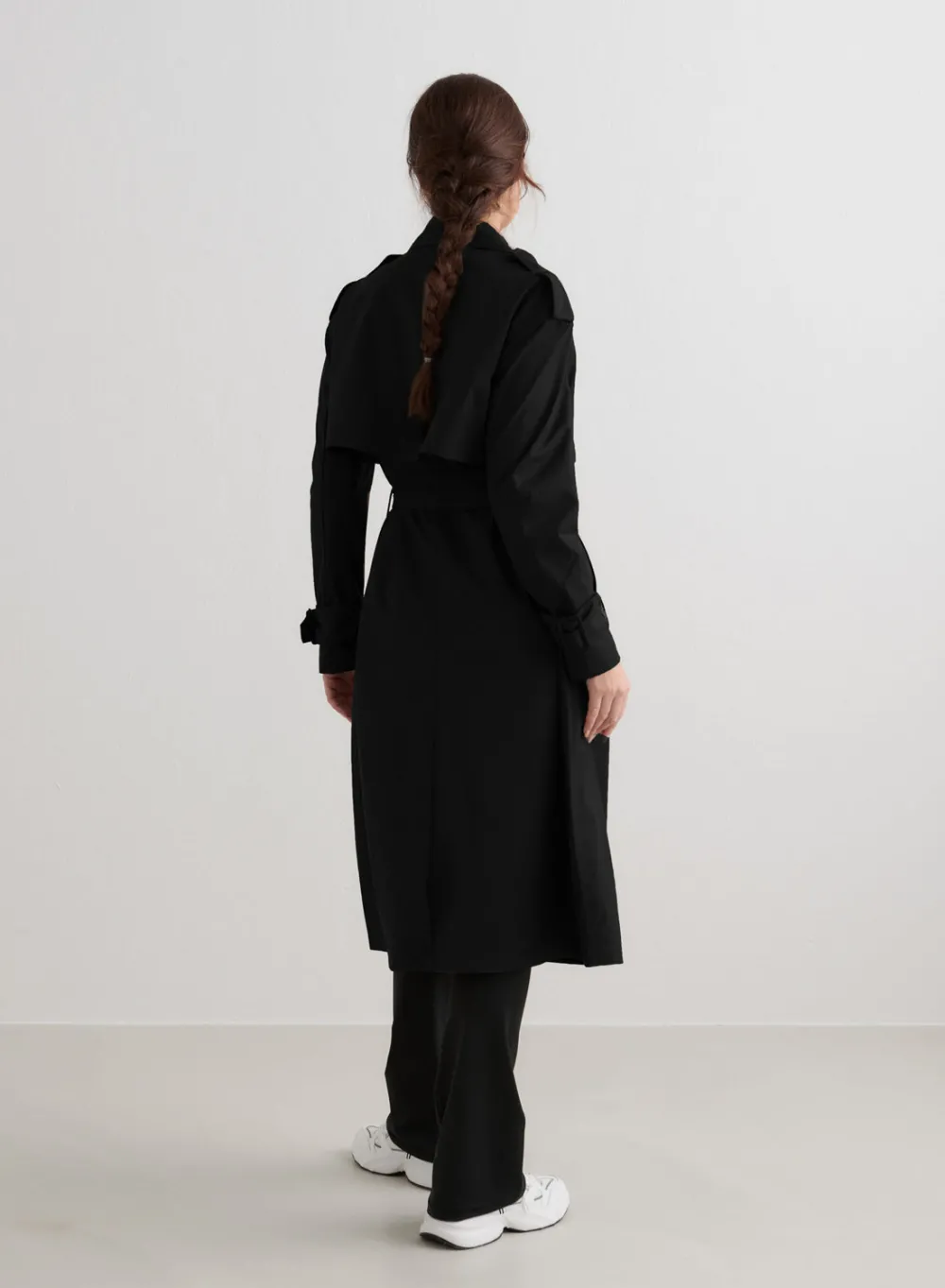 Høstjakker|Jakker Til Hverdags^AIM’N Recycled Tech Trench Coat Black