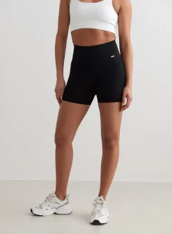 All Biker Shorts|Running Shorts^AIM’N Ribbed Midi Biker Shorts Black