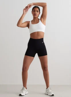 All Biker Shorts|Running Shorts^AIM’N Ribbed Midi Biker Shorts Black