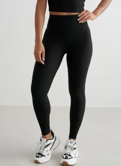Treningstights|Ribbete Tights^AIM’N Ribbed Performance Tights Black