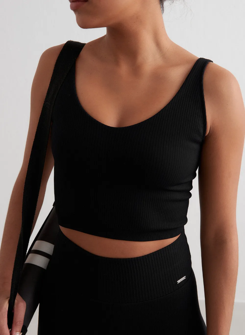 Tank Tops Og Trenings Tank Tops|Seamless Tank Tops^AIM’N Ribbed Seamless Bralette Black
