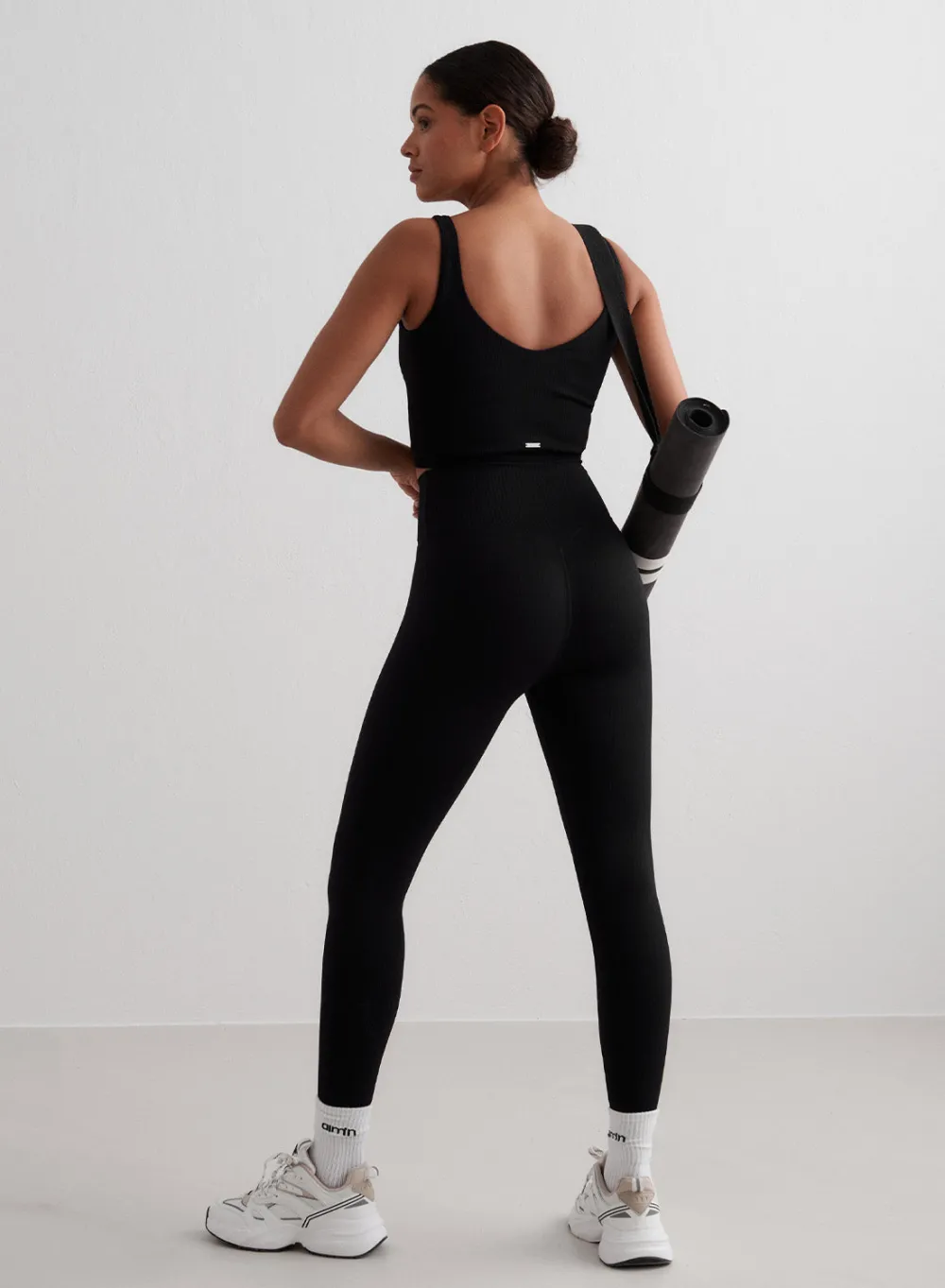 Tank Tops Og Trenings Tank Tops|Seamless Tank Tops^AIM’N Ribbed Seamless Bralette Black