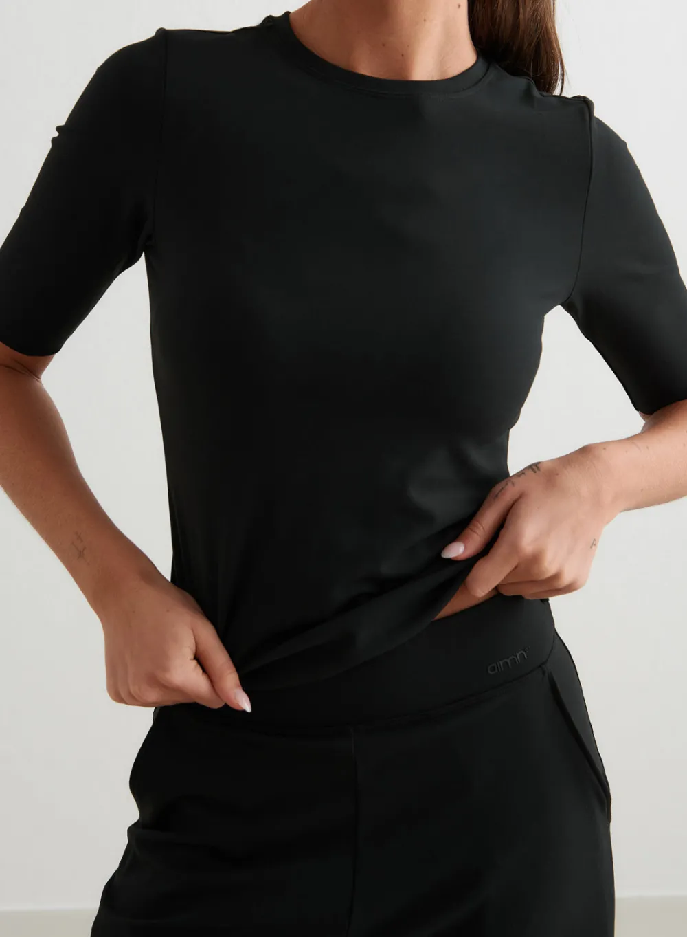 Langermede Skjorter|T-skjorter^AIM’N Sense Half Sleeve Top Black