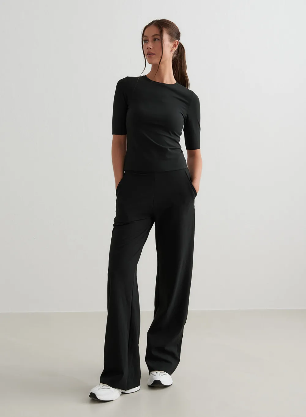 Langermede Skjorter|T-skjorter^AIM’N Sense Half Sleeve Top Black