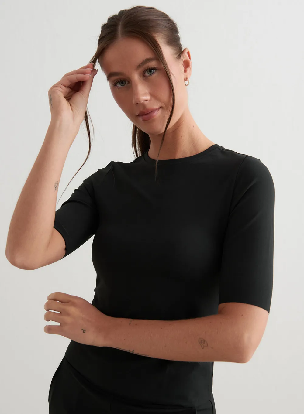 Langermede Skjorter|T-skjorter^AIM’N Sense Half Sleeve Top Black