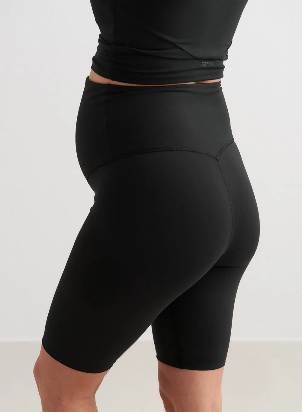 All Biker Shorts^AIM’N Black Sense Maternity Biker Shorts