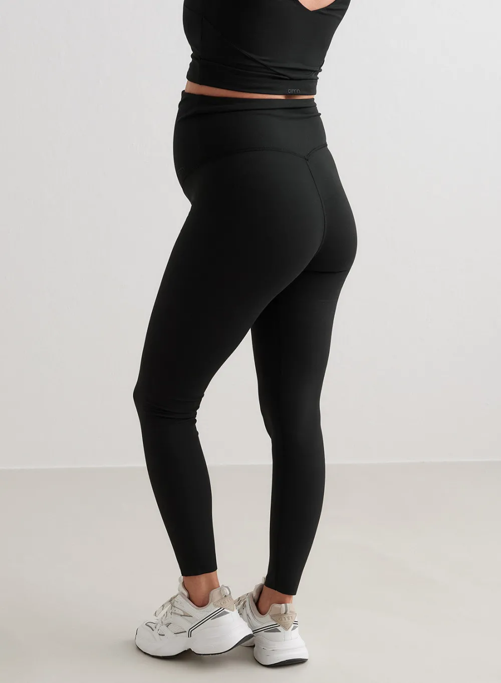 Treningstights|Tights for Gravide^AIM’N Black Sense Maternity Tights
