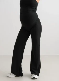 Sense Tights|Workout Pants^AIM’N Black Sense Maternity Wide Pants
