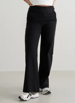 Petite Tights|Workout Pants^AIM’N Black Sense Wide Petite Pants
