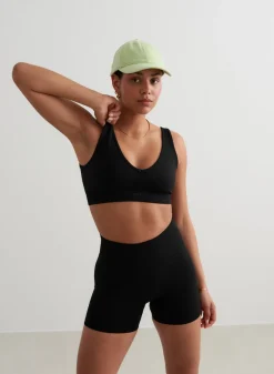 Seamless Sports Bras^AIM’N Shape Seamless Deep Cut Bra Black