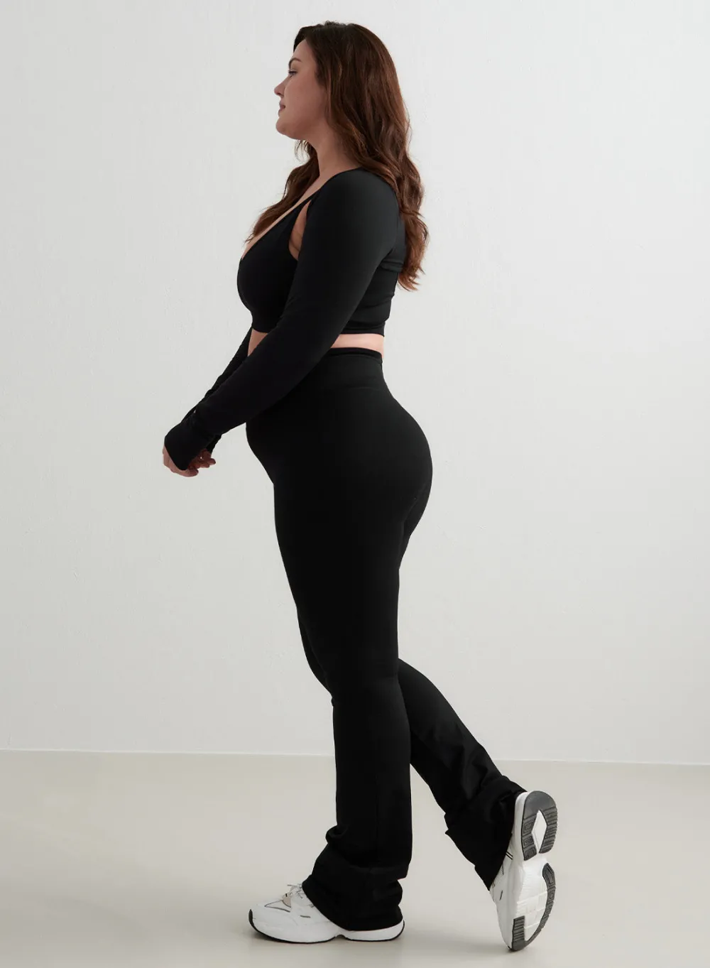Treningstights|Flare Leggings & Tights^AIM’N Shape Seamless Flare Tights Black
