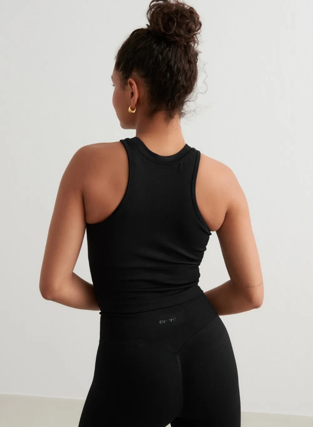 Tank Tops Og Trenings Tank Tops|Seamless Tank Tops^AIM’N Shape Seamless Racerfront Top Black