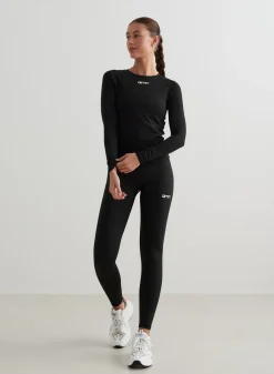 Langermede Skjorter|Long Sleeve Workout Tops^AIM’N Soft Basic Long Sleeve Black