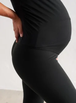T-skjorter|Trenings-T-shirts^AIM’N Black Soft Basic Maternity Short Sleeve