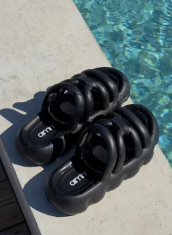 Strap Bras^AIM’N Black Strappy Slide