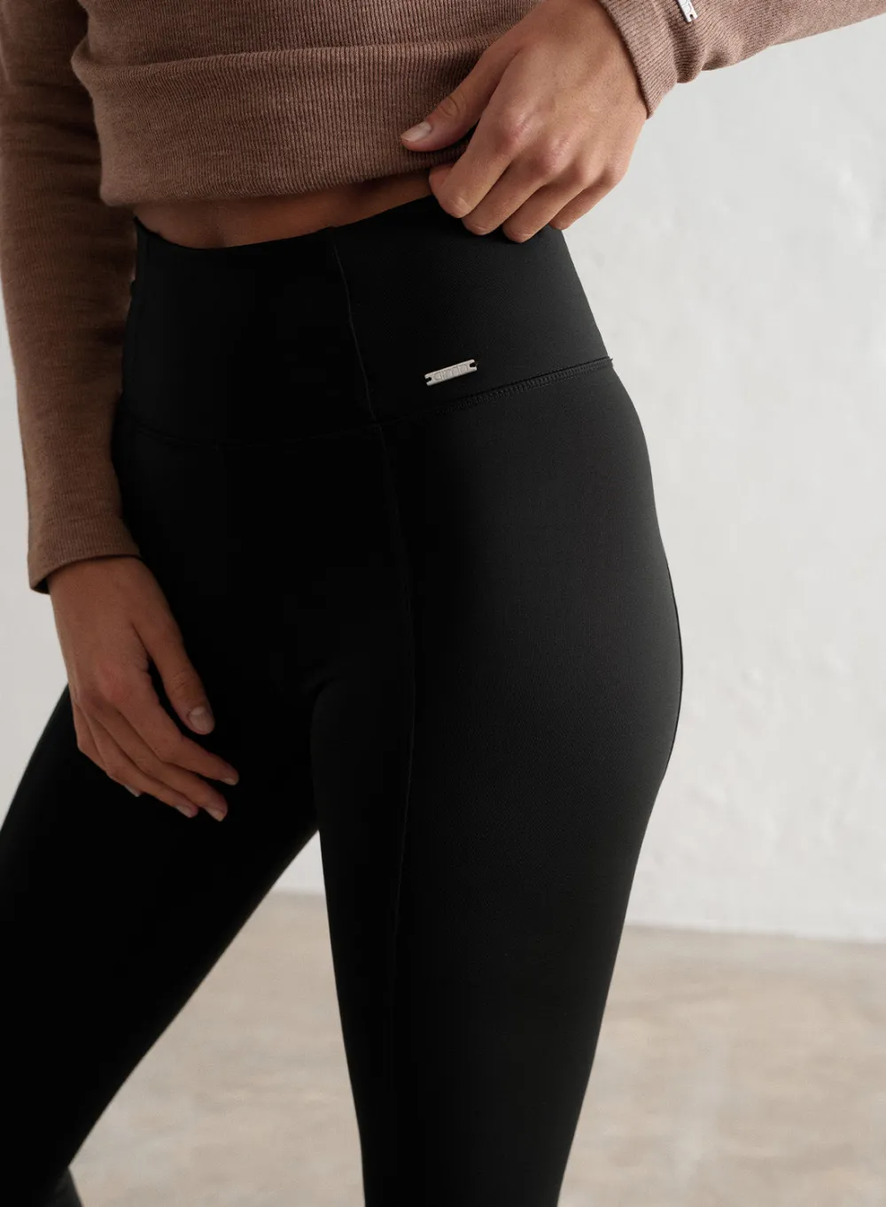 Treningstights^AIM’N Warming Pintuck Tights Black