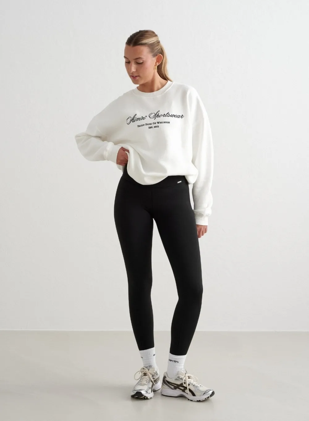 Treningstights^AIM’N Black Warming Tights