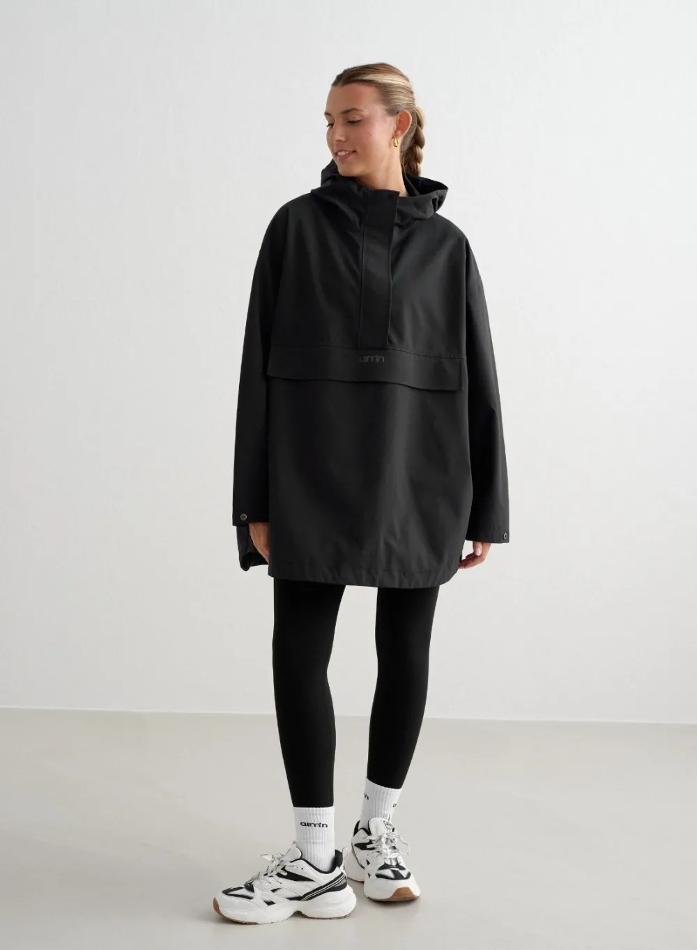 Anorakker|Høstjakker^AIM’N Waterproof Oversized Anorak Black