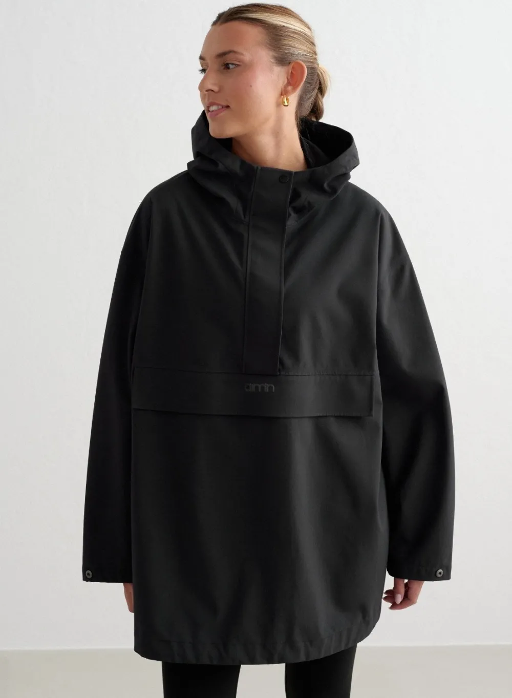Anorakker|Høstjakker^AIM’N Waterproof Oversized Anorak Black
