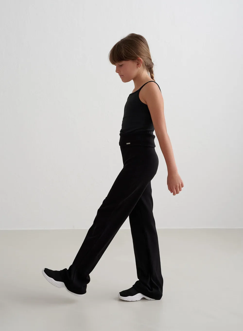 Workout Pants^AIM’N Young Ease Ribbed Pants Black