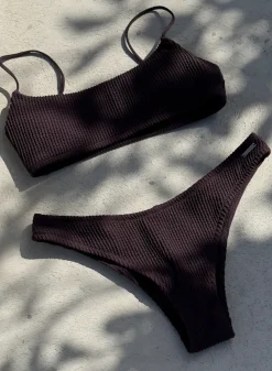 Bikinitruser^AIM’N Capri U-shape Bikini Bottom Cacao