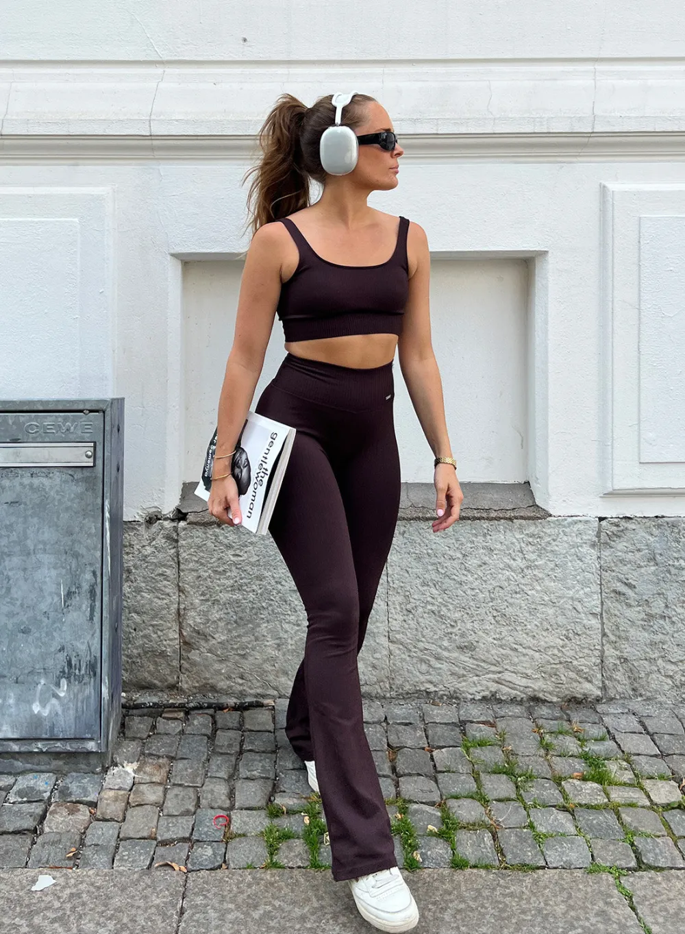 Ribbed Sports Bras|Seamless Sports Bras^AIM’N Ribbed Seamless Bra Cacao