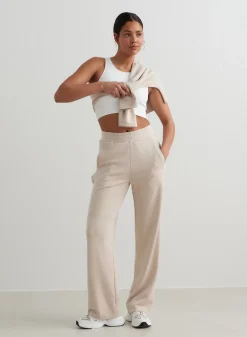 Myke Bukser|Sweatpants^AIM’N Café Au Lait Comfy Buttoned Pants Cafè au lait